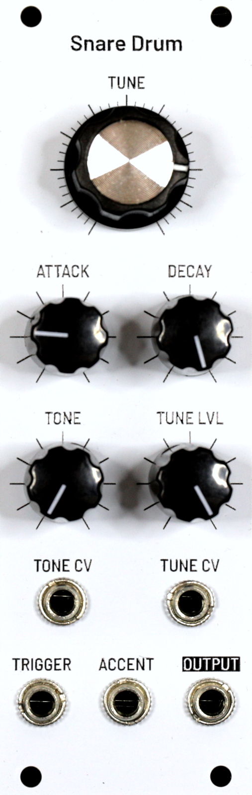 Snare Drum faceplate, 8 HP
